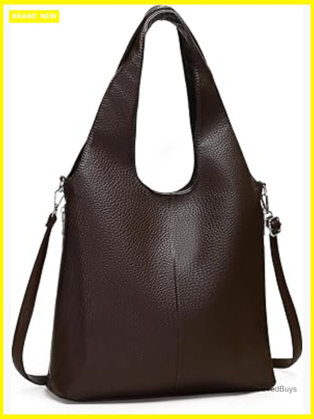 Slouchy Hobo Shoulder Bag Large Capacity Crossbody Tote with Adjustable Strap